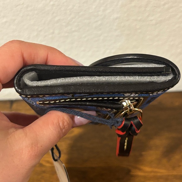 Dooney & Bourke Blue Wallet with Iconic Print - Picture 8 of 9